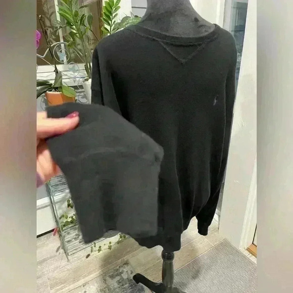 Polo Ralph Lauren Men’s Cotton Crewneck Sweater Size XL casual comfortable Black - Picture 1 of 6